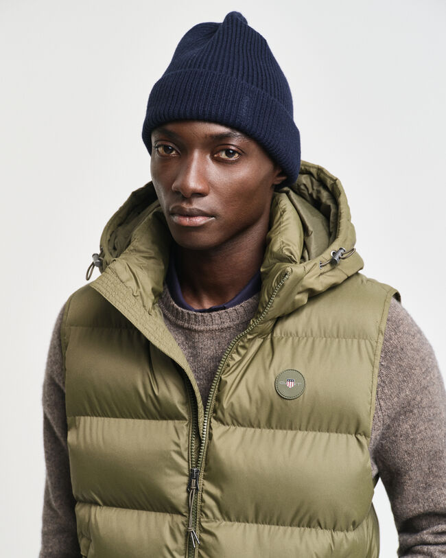 Feinstrick Beanie aus Wolle