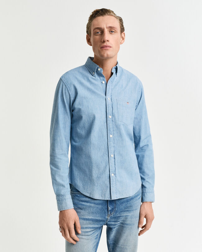 Regular Fit Chambray Hemd