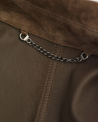 Fliegerjacke aus Veloursleder