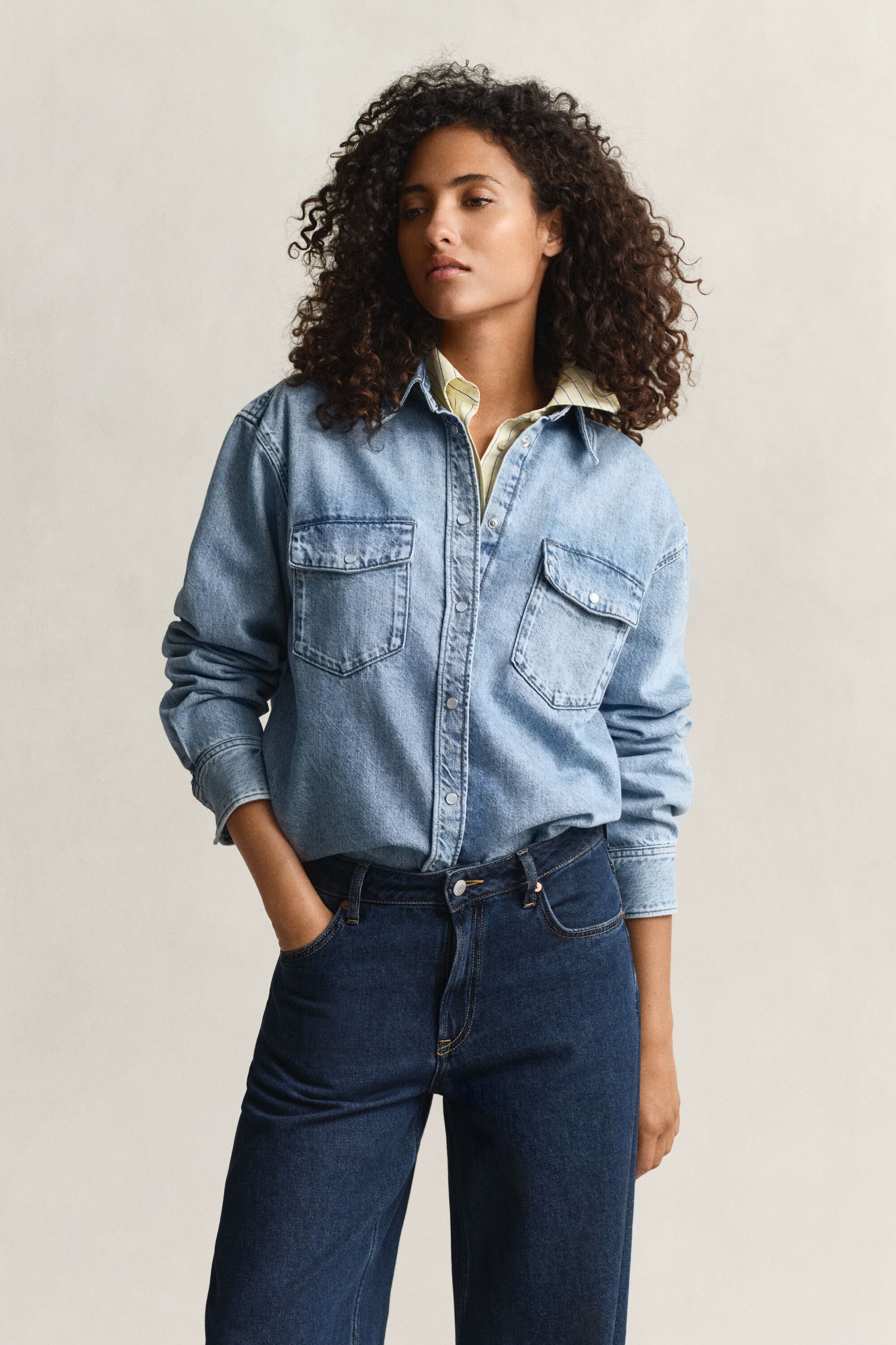 Relaxed Fit Denim Shirt