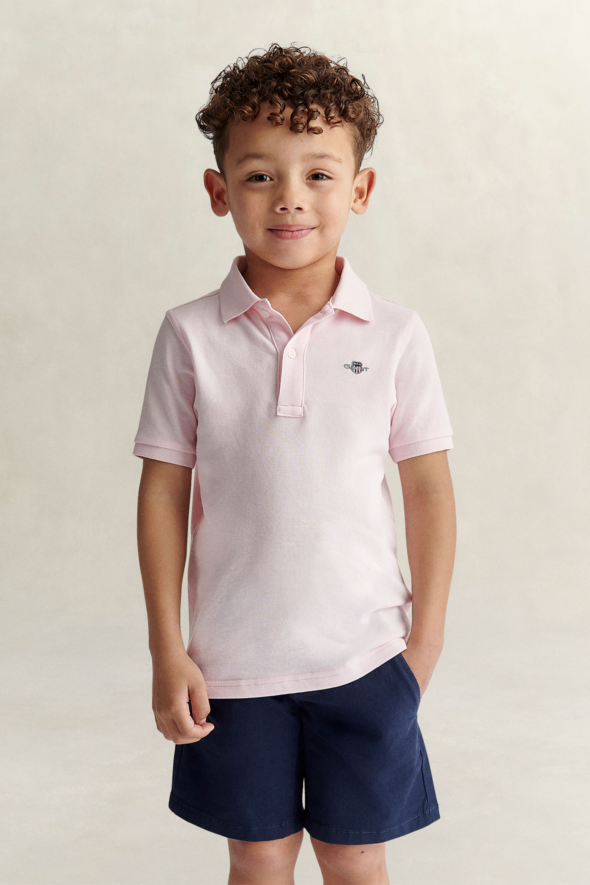 Kids Shield Piqué Polo Shirt