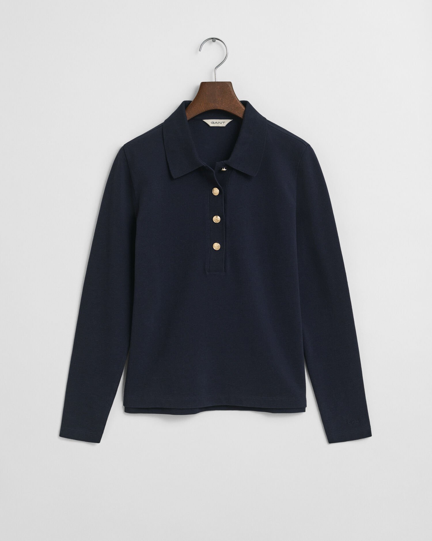 Long Sleeve Piqué Polo Shirt