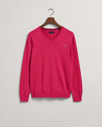 Classic V-Neck Pullover aus Baumwolle