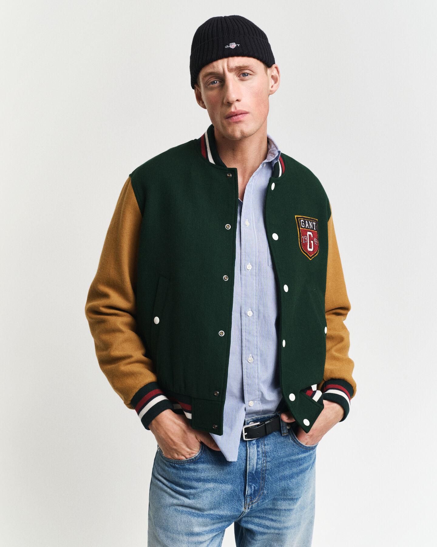 GANT Varsity Jacke aus Wollmischung