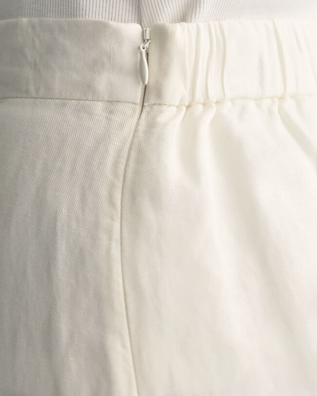 Midirock aus Leinenmischung