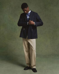 Relaxed Fit Pinstripe Club Sakko