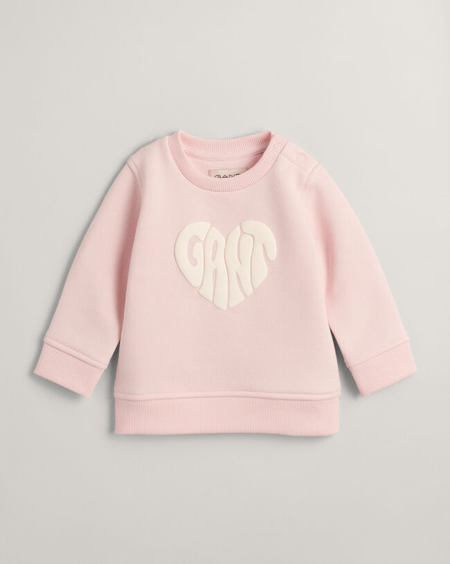 Baby Heart Graphic Rundhals-Sweatshirt