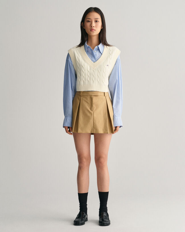 Plissierter Minirock