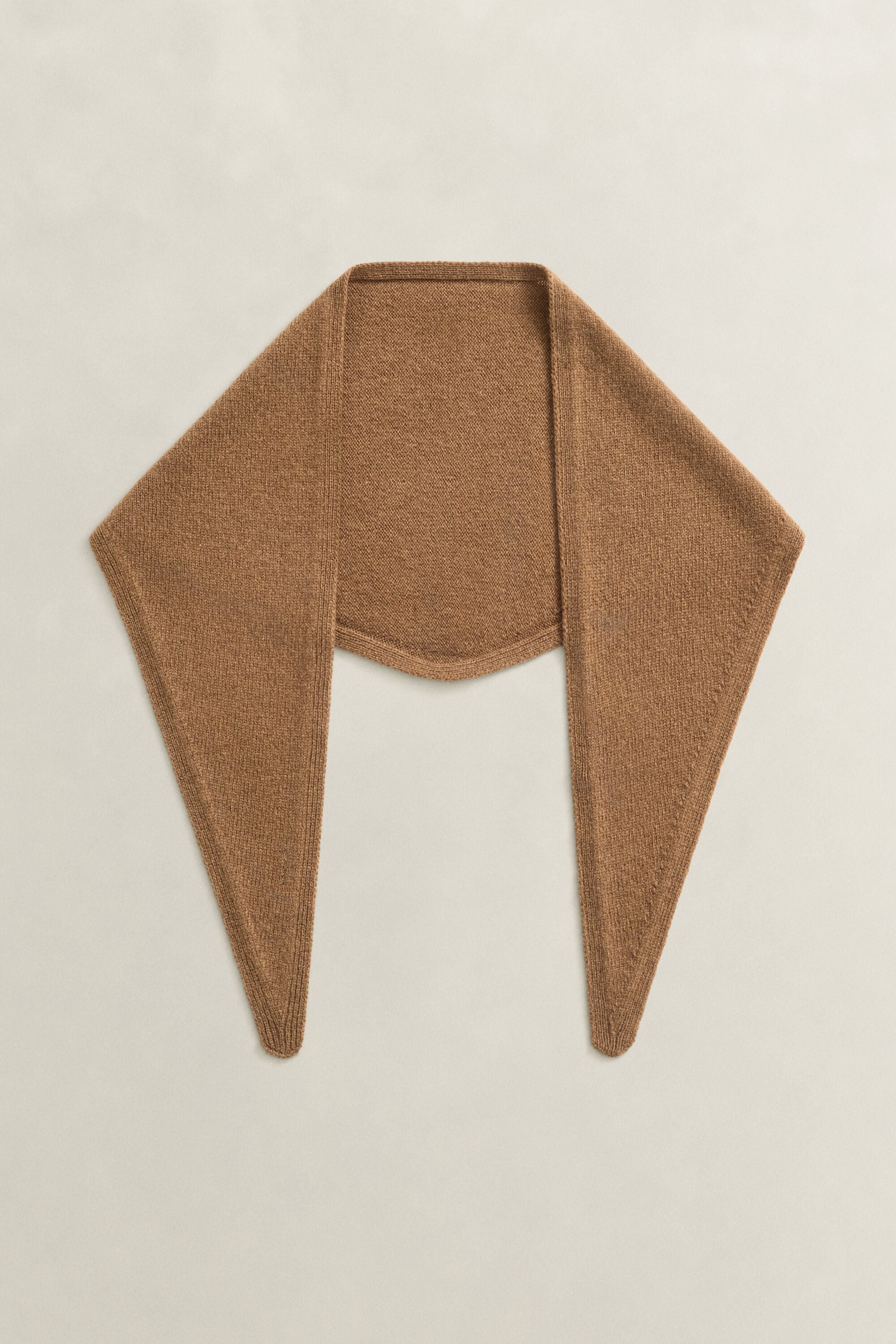 Sciarpa triangolare in lana e cashmere