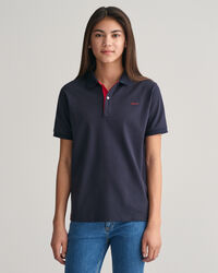 Teens Kontrast Piqu&eacute; Poloshirt