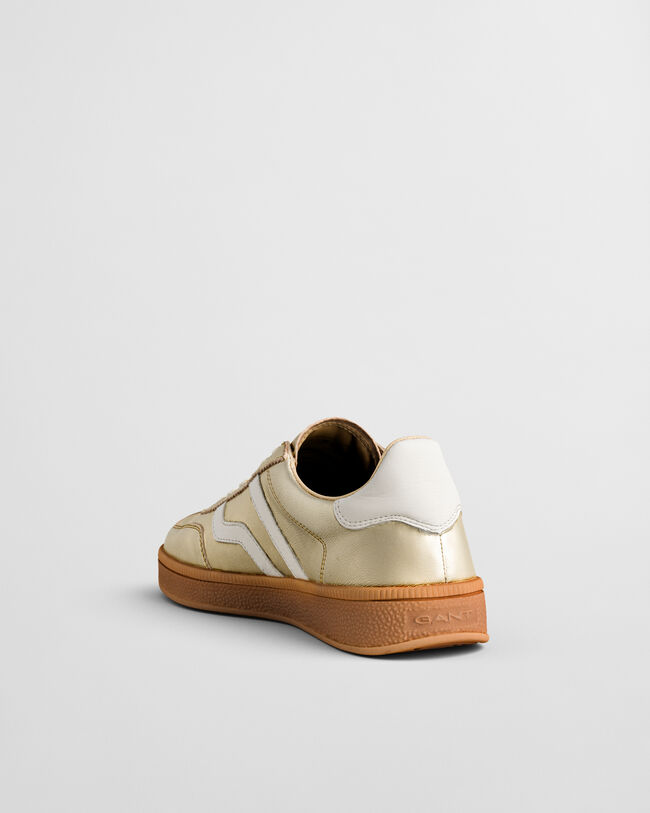 Cuzima Sneaker aus Metallic-Leder