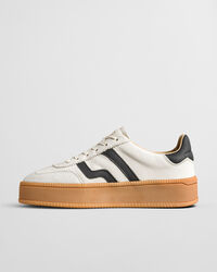 Cuzmani Sneaker aus Glatt- und Veloursleder