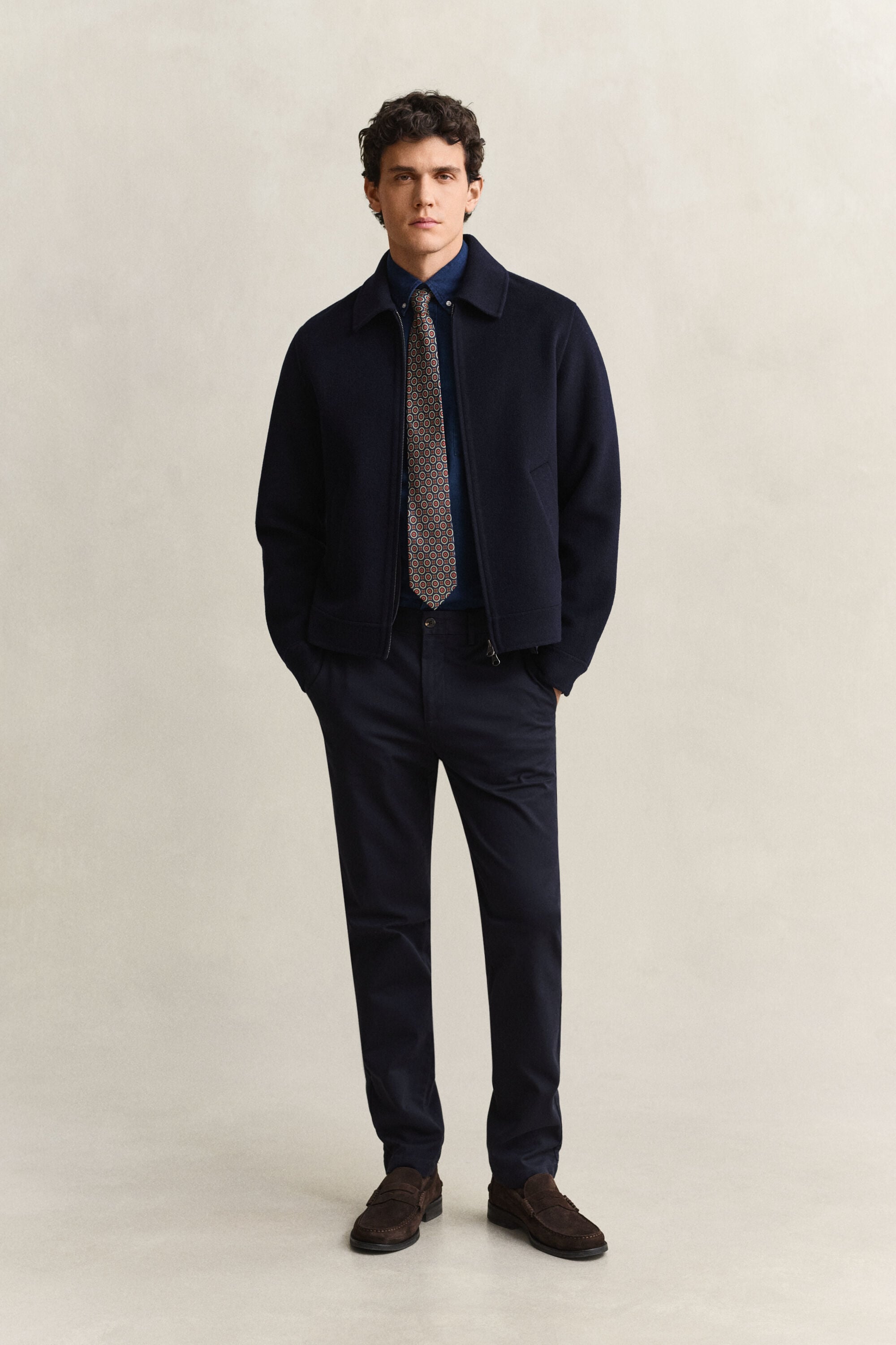 Elegante Slim Fit Chinohose