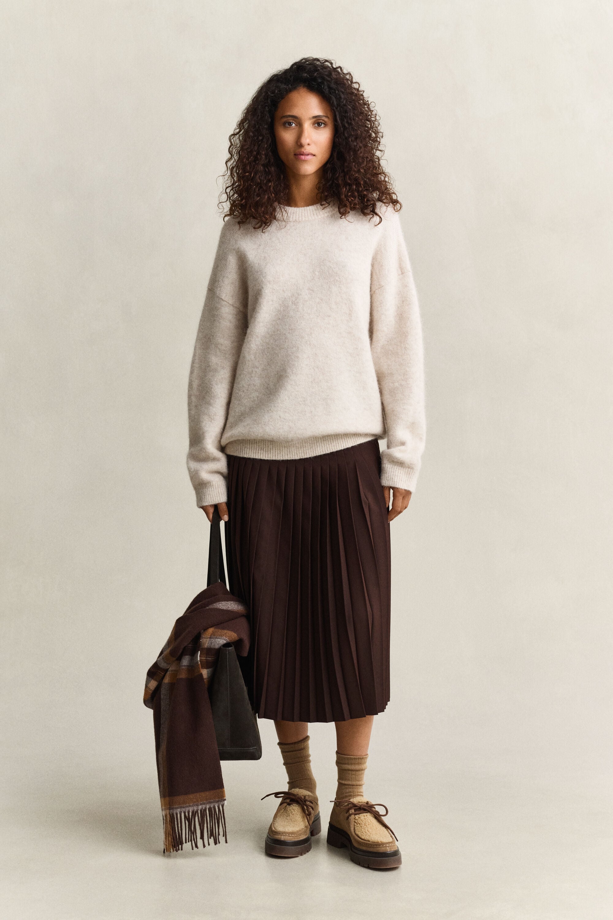 Pull en laine d’alpaga mélangée