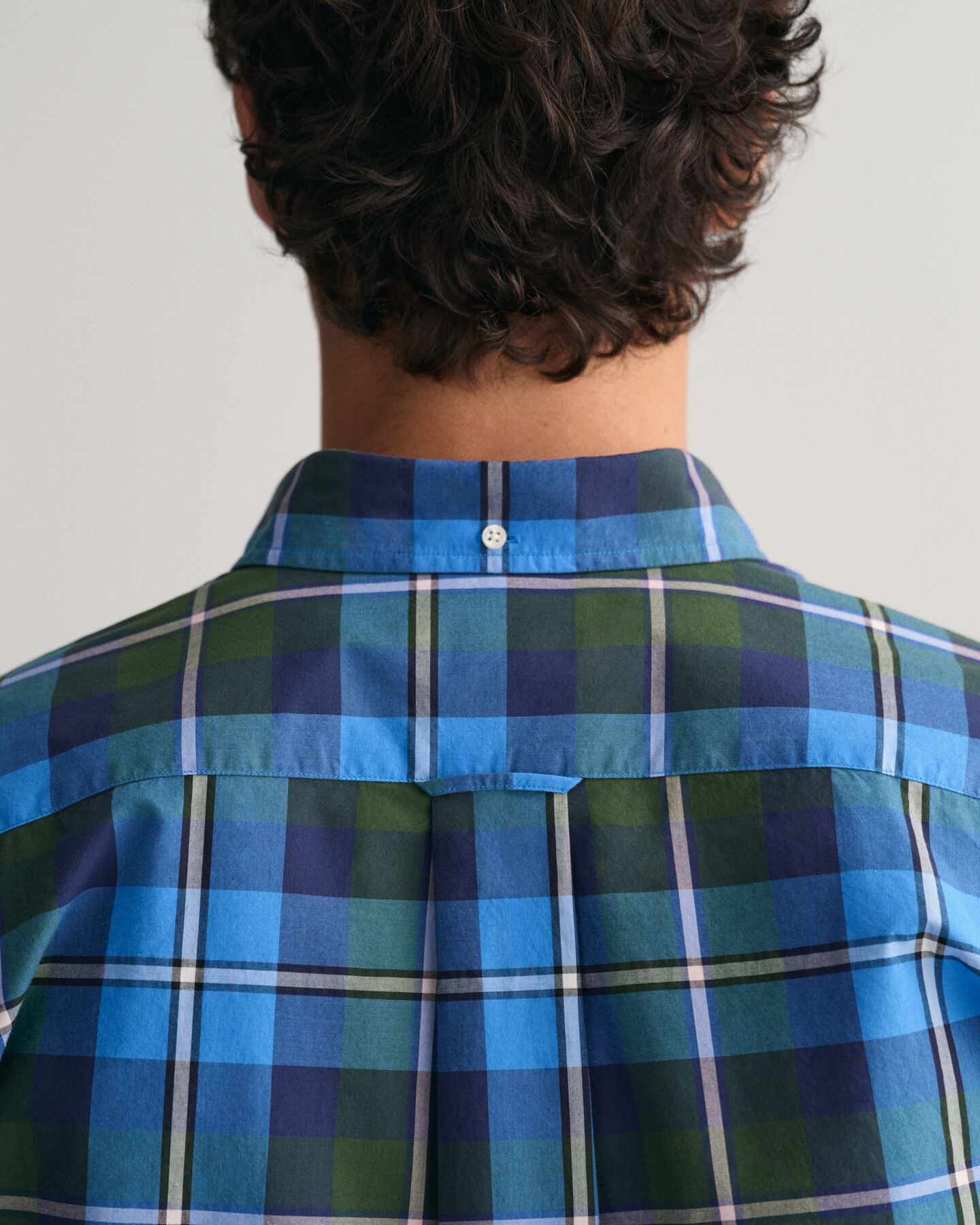 Regular Fit Popeline Hemd mit gro&szlig;em Karo