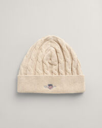 Baby Shield Baumwoll Zopfstrick Beanie