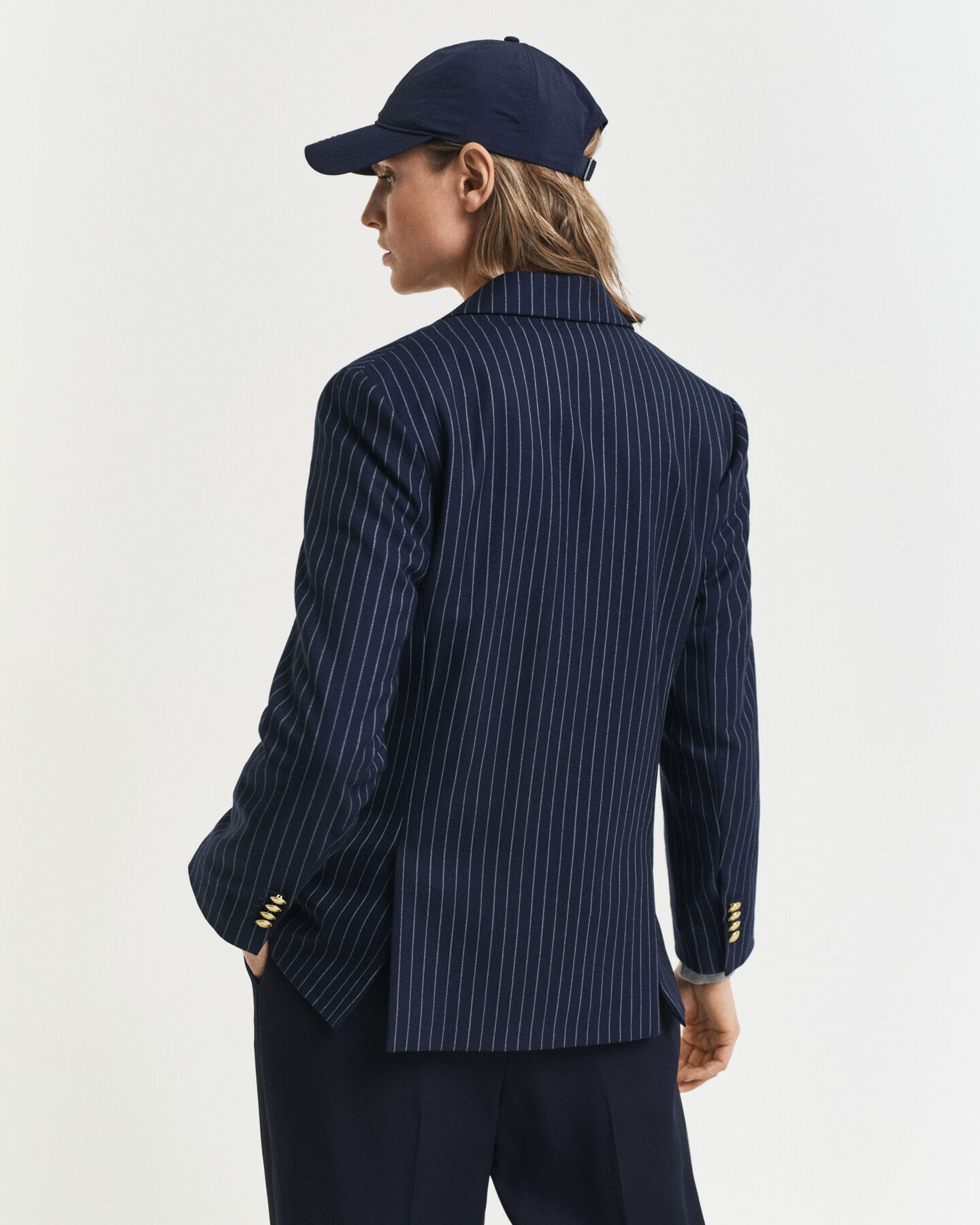 Regular Fit Pinstripe Club Blazer