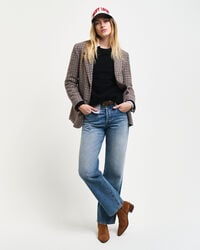 Regular Fit Houndstooth Blazer