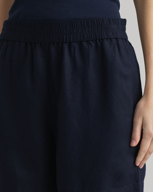 Leinen Viskose Schlupfshorts