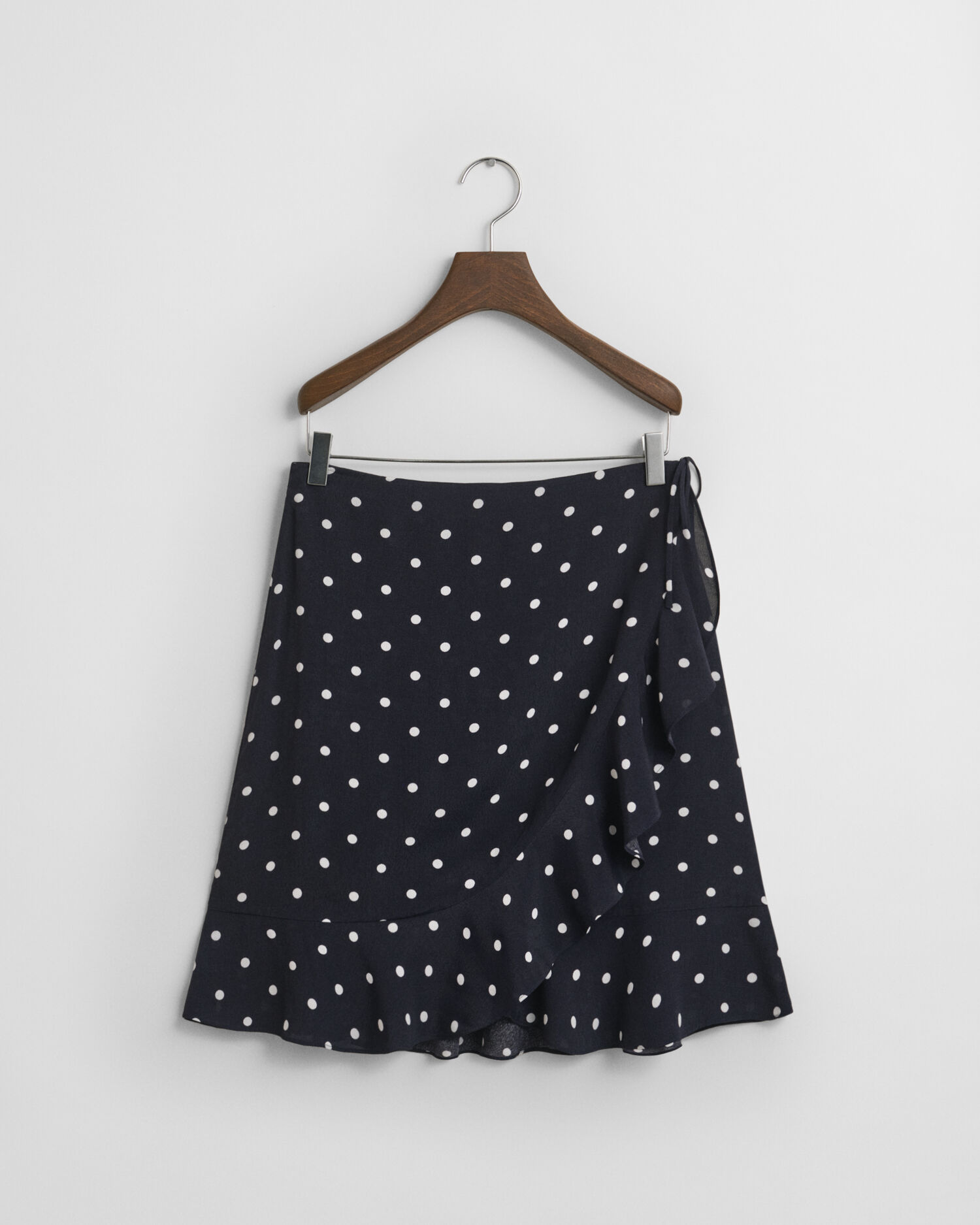 Dot Print Frilly Skirt