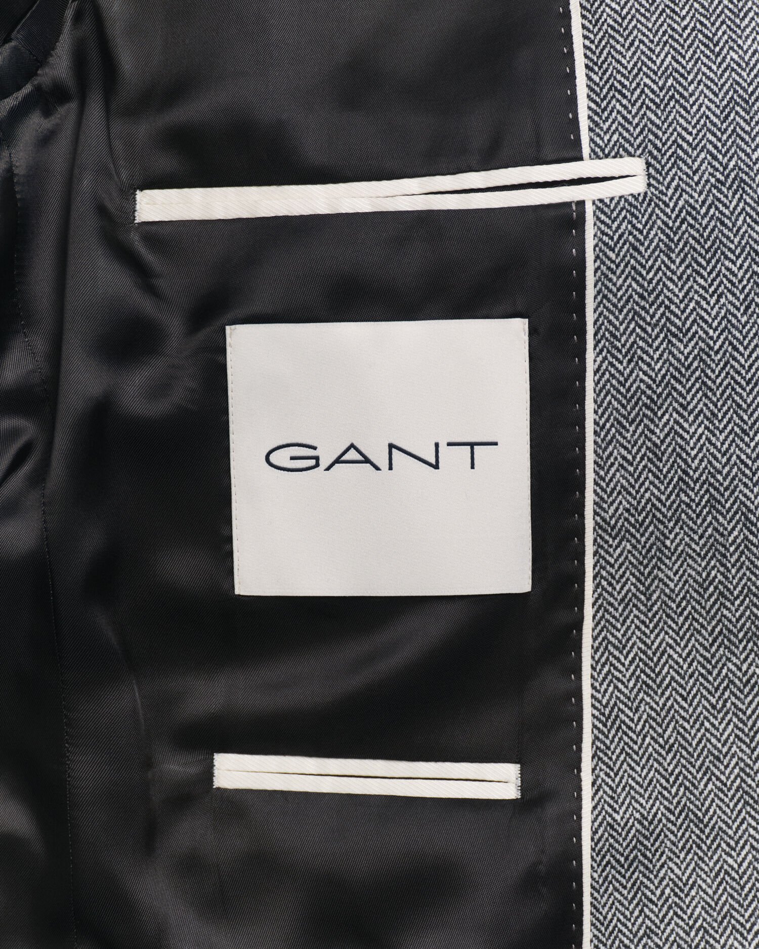 Veste de costume coupe slim en flanelle à chevrons