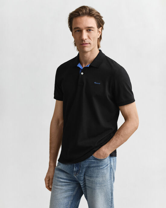 Kontrast Piqué Poloshirt