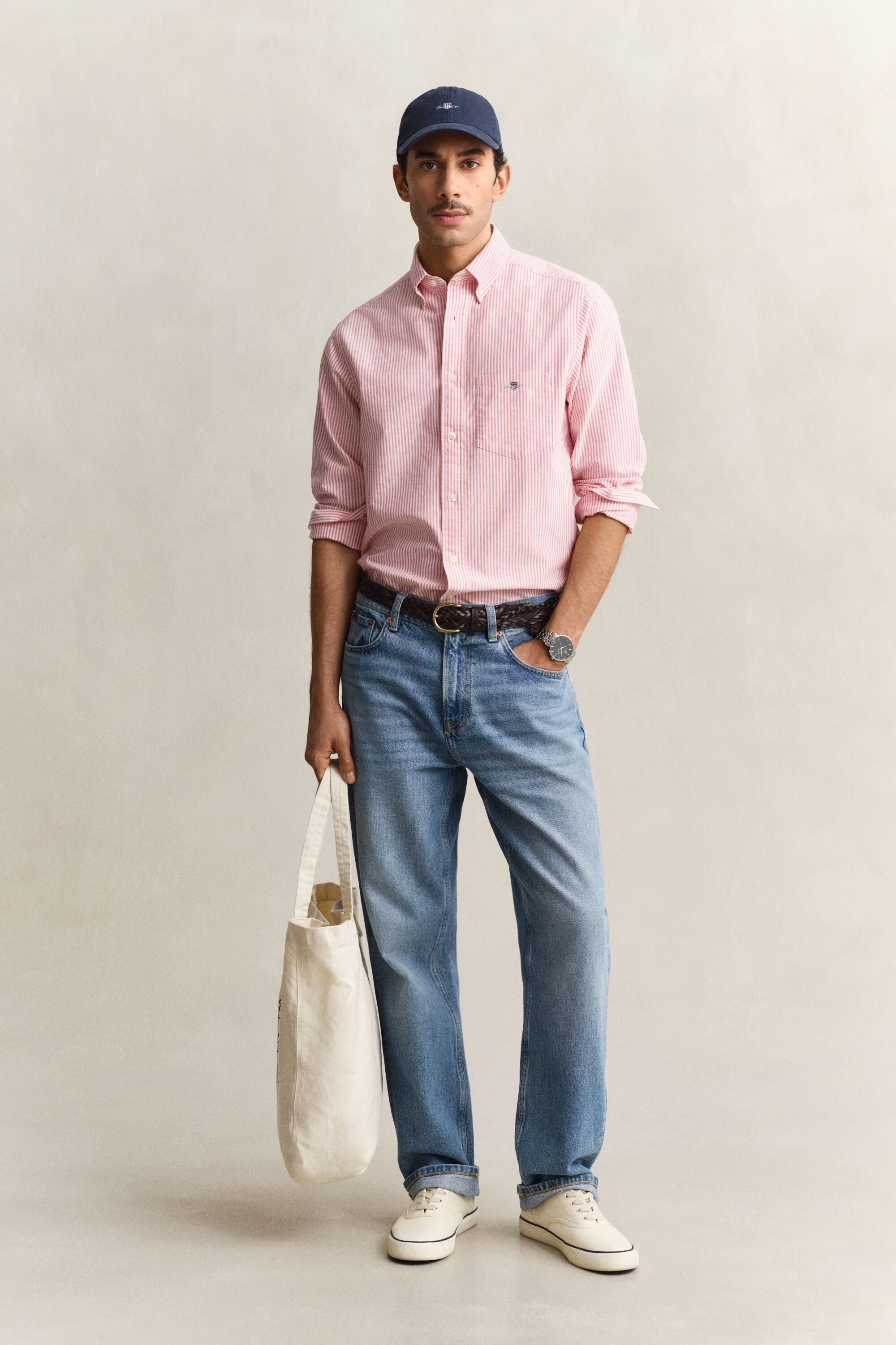 Banker Stripe Classic Oxford-Hemd