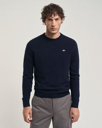 Seasonal Essential Rundhalspullover aus Extra Fine Lambswool
