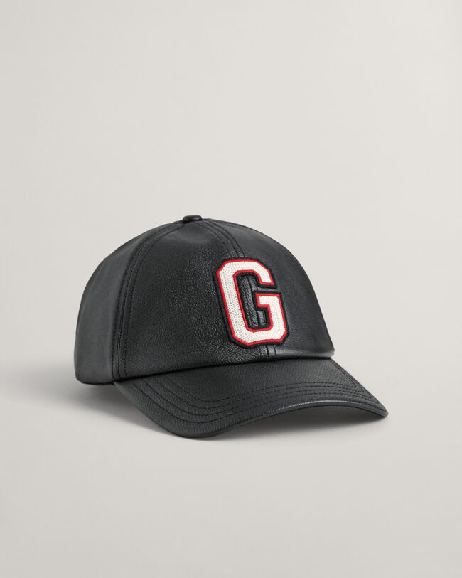 G Badge Leder Cap