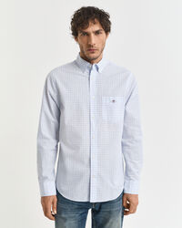 Regular Fit Classic Gingham Popeline Hemd