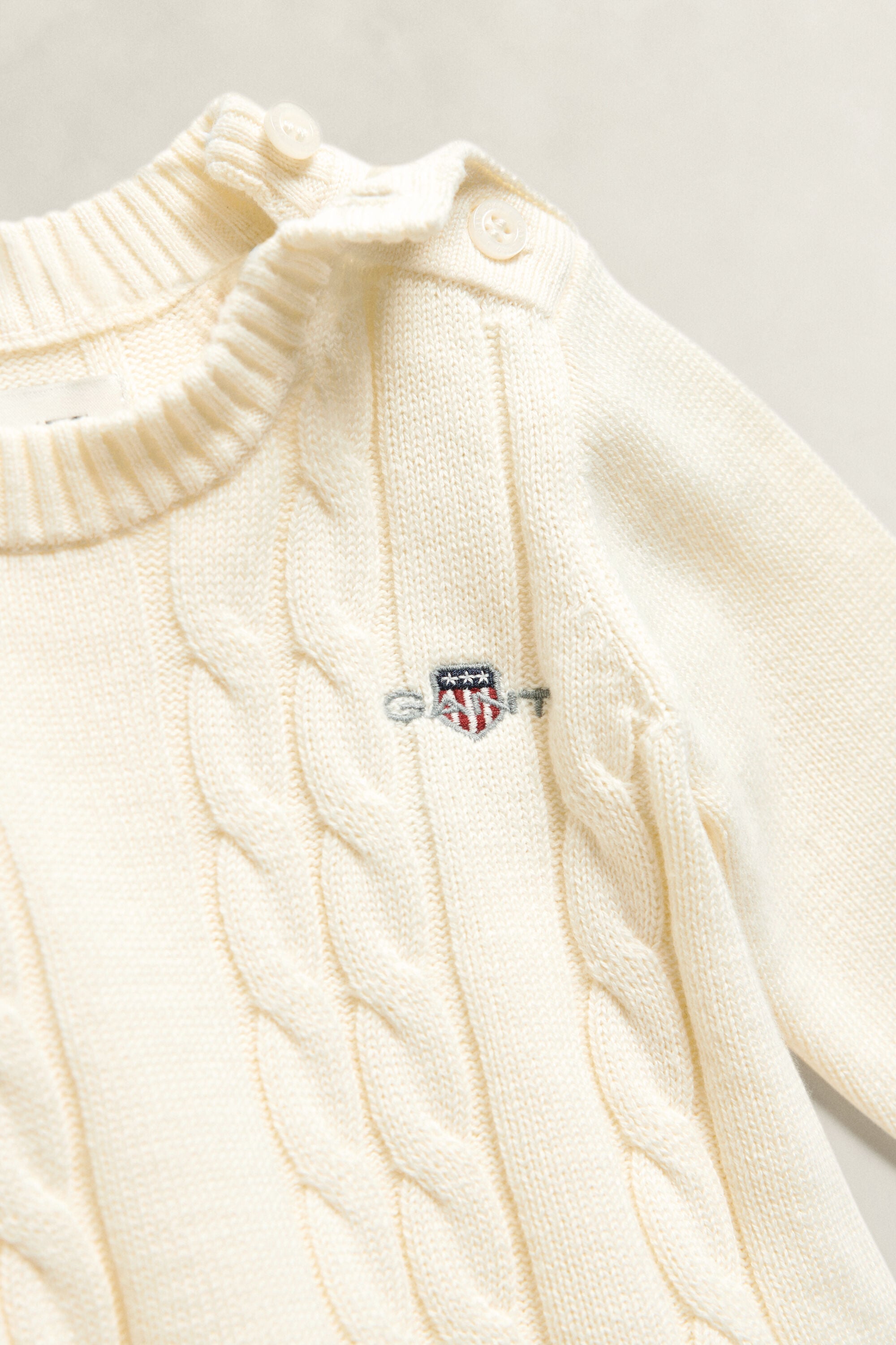 Set di abito in maglia a trecce con calzoncini Baby Girls