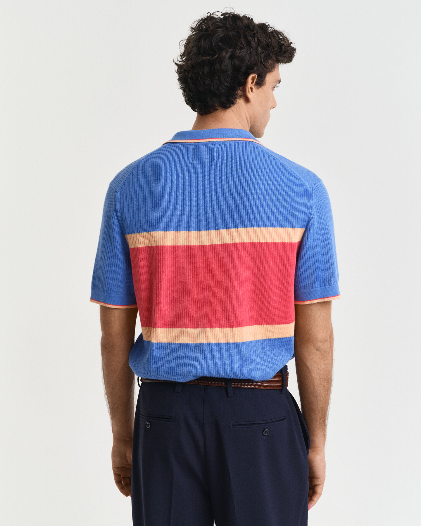 Color Blocked Poloshirt