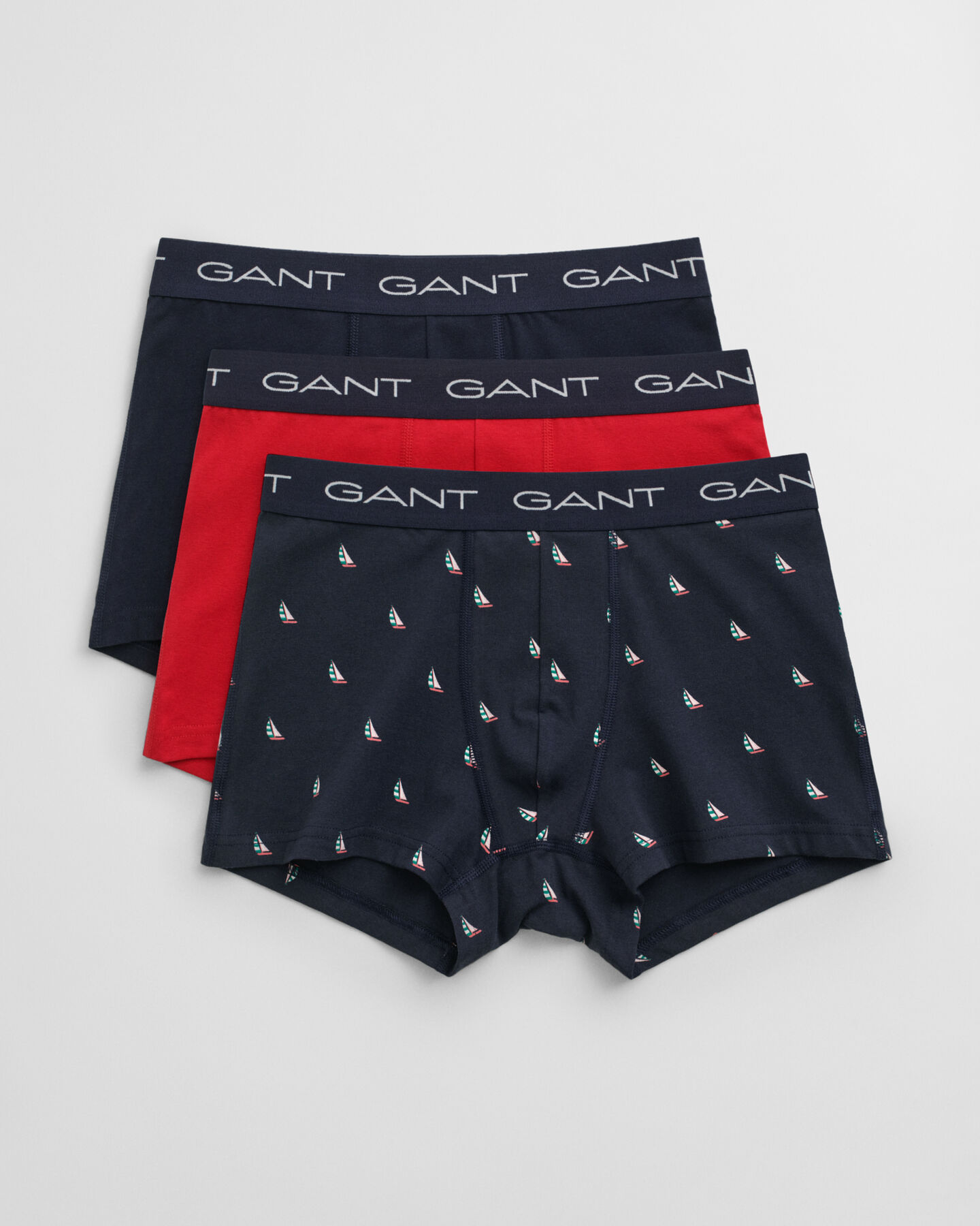 3er-Pack Boxershorts mit Boot-Print