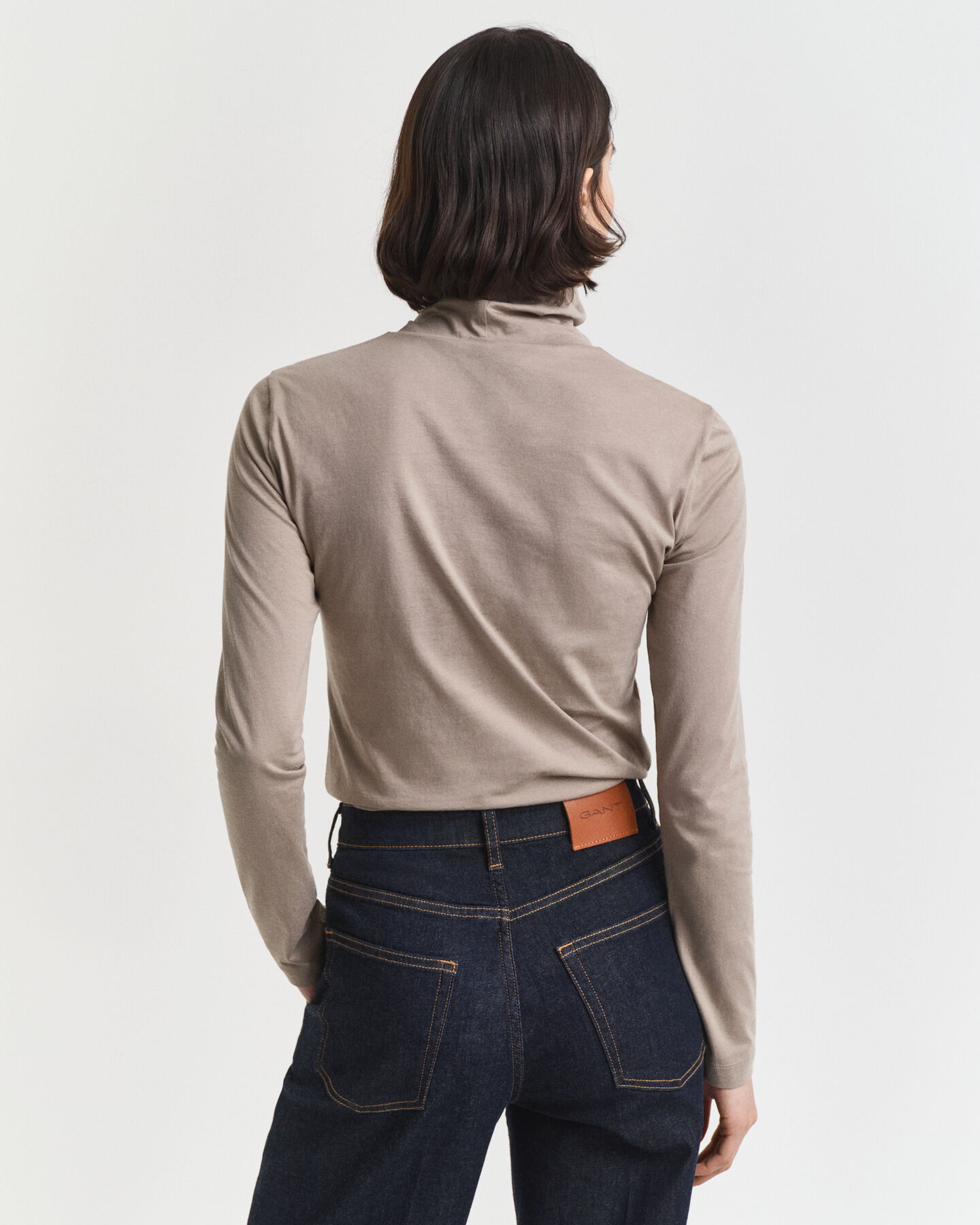 Leichter Rollkragenpullover aus Baumwolle