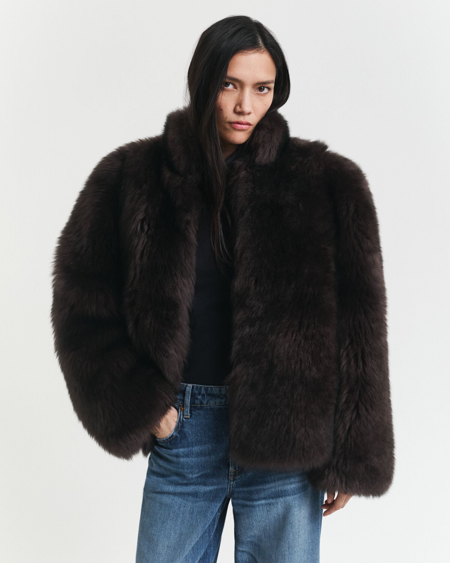 Shearling-Jacke