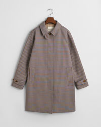 Kurzmantel mit kleinem Karomuster