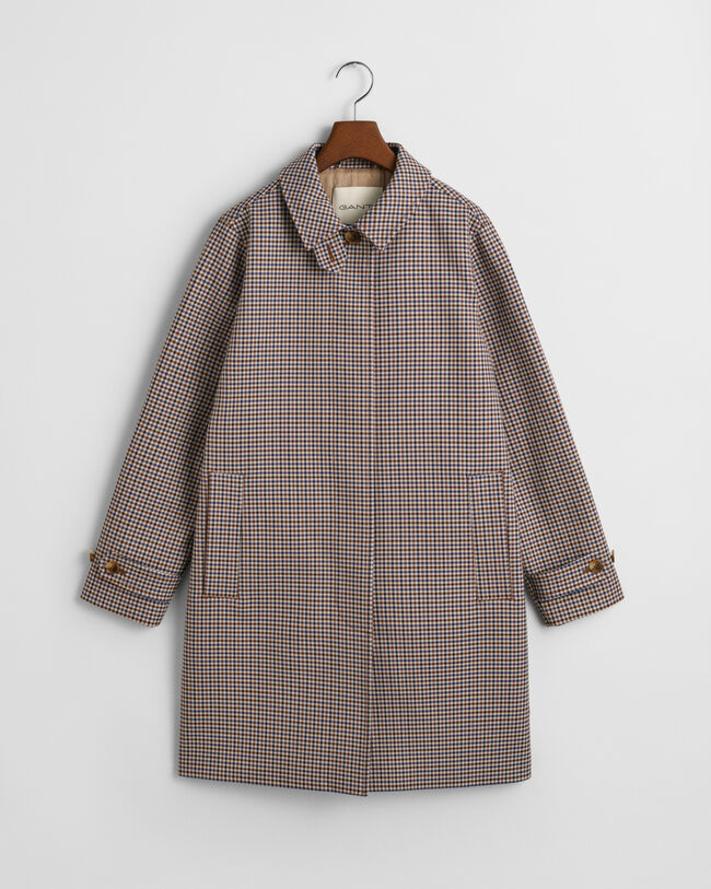 Kurzmantel mit kleinem Karomuster