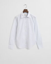 Slim Fit Popeline Bluse mit Streifen