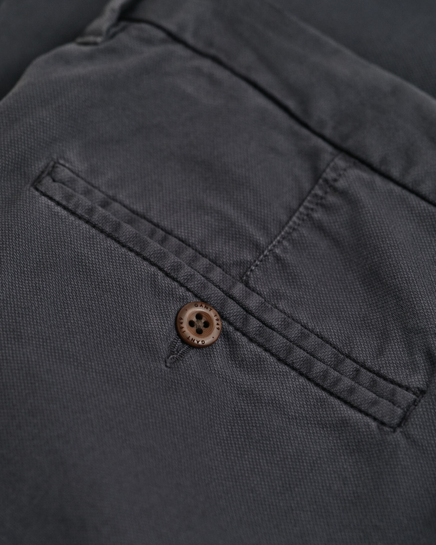 Slim Fit Dobby Chinohose mit Struktur