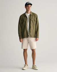 Relaxed Fit Twill Shorts