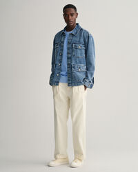 Sunfaded Rundhals-Sweatshirt