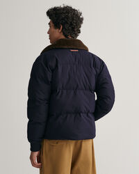 Wattierte Puffer Jacke aus Flanell