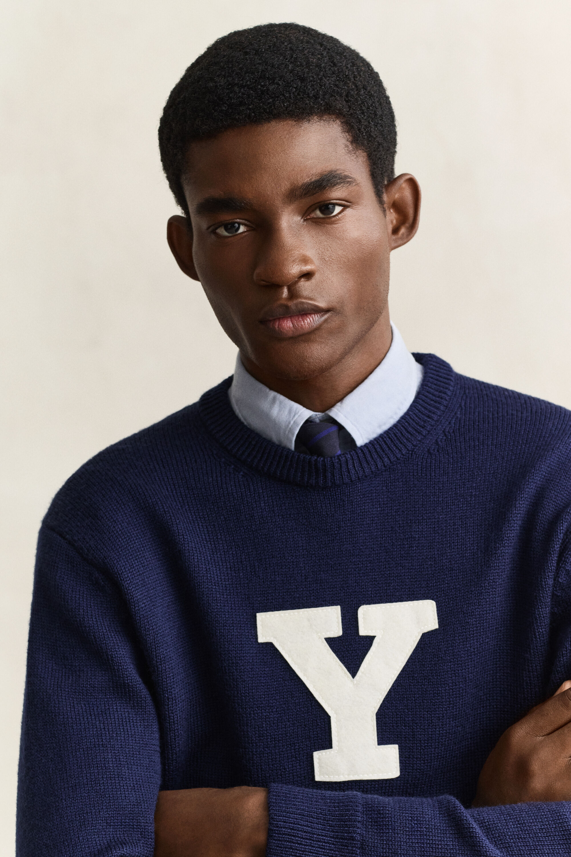 Gant x Yale Pullover aus Merinowolle
