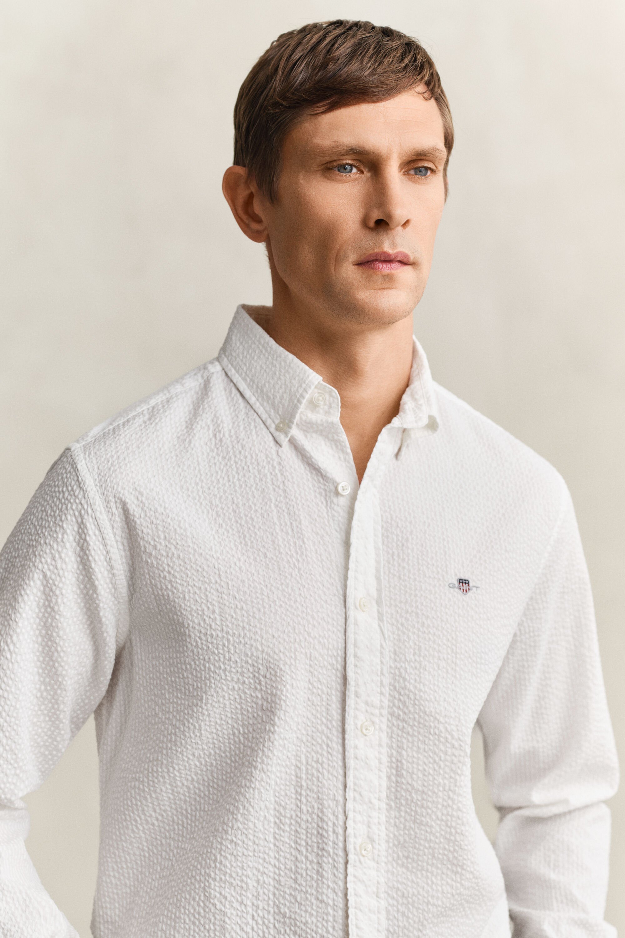 Camicia seersucker regular fit