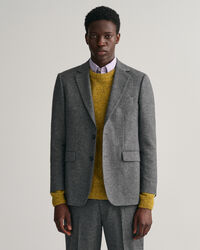 Anzugsakko mit Fischgrätmuster