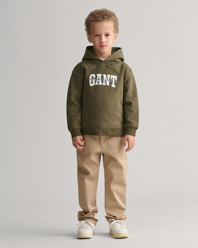 Kids GANT Arch Script Hoodie