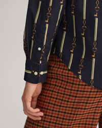 Regular Fit American Luxe Bluse aus Baumwoll-Voile