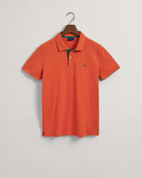 Piqu&eacute; Poloshirt mit Kontrastkragen