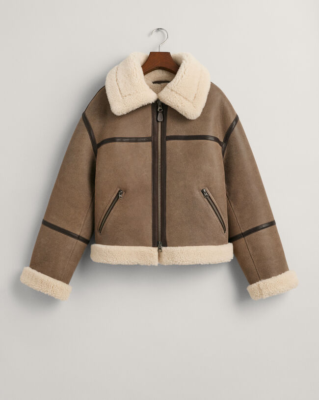 Shearling-Jacke