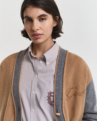 GANT Varsity V-Neck Strickjacke